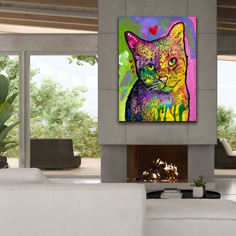 «I Like Being Around You» par Dean Russo, art mural sur toile, H 54 po x l 40 po x P 1,5 po