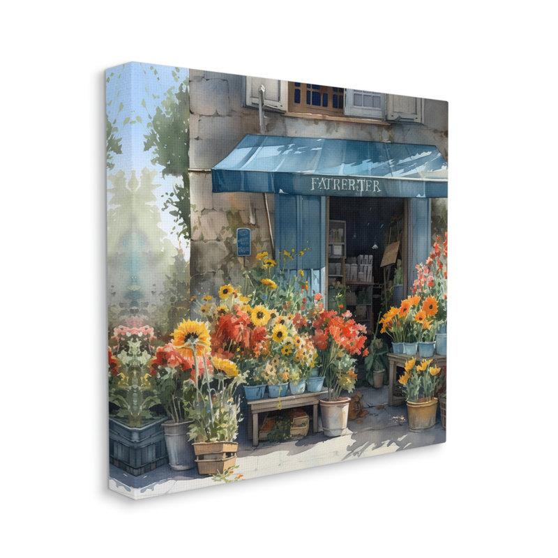 Conception d'art sur toile Winston Porter Village par LSR Design Studio, H 36 po x l 36 po x P 1,5 po