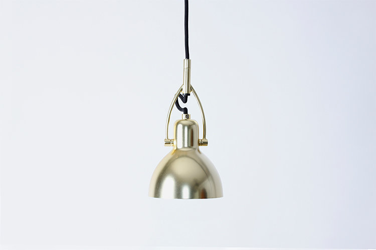 Laito 1 - Light Pendant, 7.9" H x 8.6" W x 8.6" D, Brushed Brass