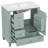 30" Solid Wood Single Bathroom Vanity With Ceramic Sink Top-155075480