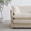 5 canapé d'angle convertible, canapé modulaire en U avec repose-pieds réversible, chenille beige pour un salon moderne et confortable 2 repose-pieds de style minimaliste
