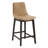 Faux Leather Counter Stool with Solid Wood Legs-119721196-133075109