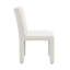 Beige Boucle Side Chair 2 - Foam Padding 18" Seat Depth, 32.3" Package Width, 220Lbs Max Load  2Pcs