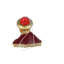 Joelyne 3'' Wood Hanging Figurine Ornament