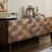 High quality black walnut TV cabinet
