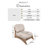Soquel Indoor/Outdoor Single Accent Chair - Mid Century Modern For Stylish Garden Patio