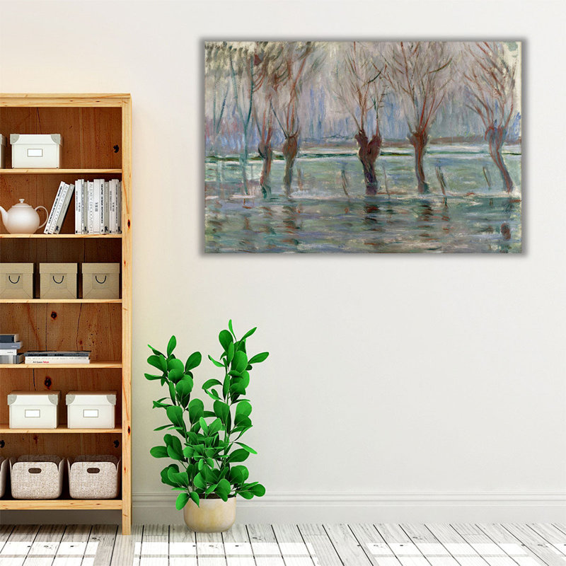 Flood Waters, 1896 - reproduction d'art sur toile, H 20 po x l 30 po