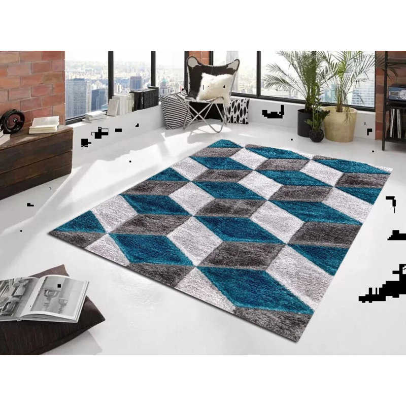 Shag Area Rug, Rectangle 200 x 290 cm