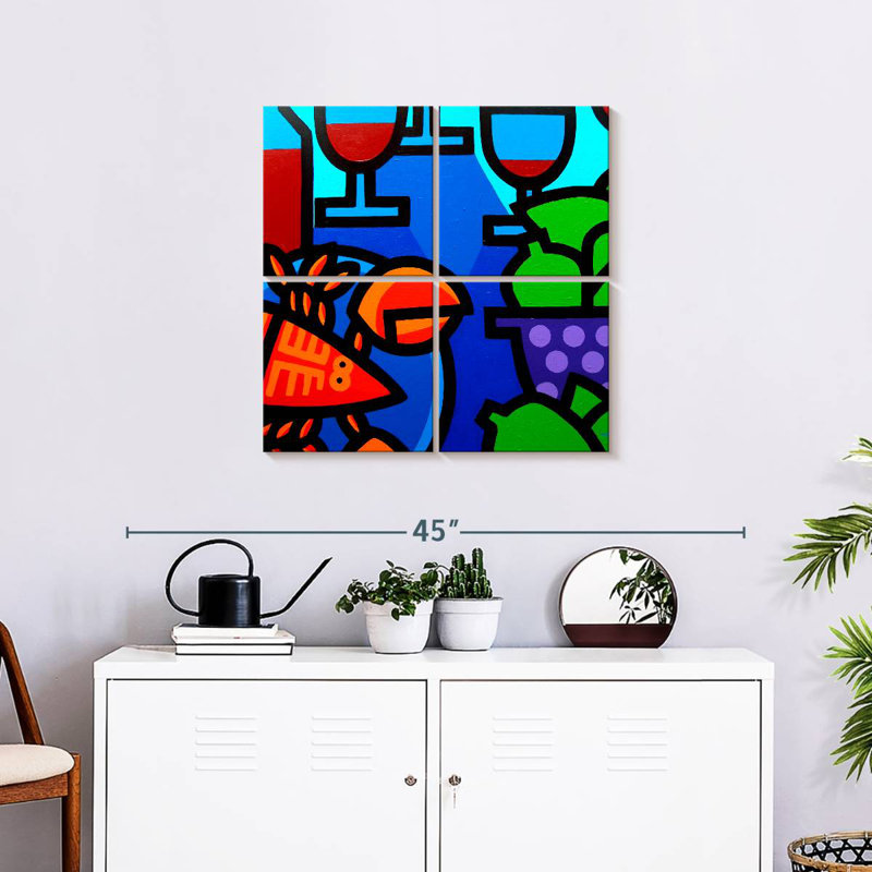 Yarlin Lobster Wine and Limes, H 26 po x l 26 po