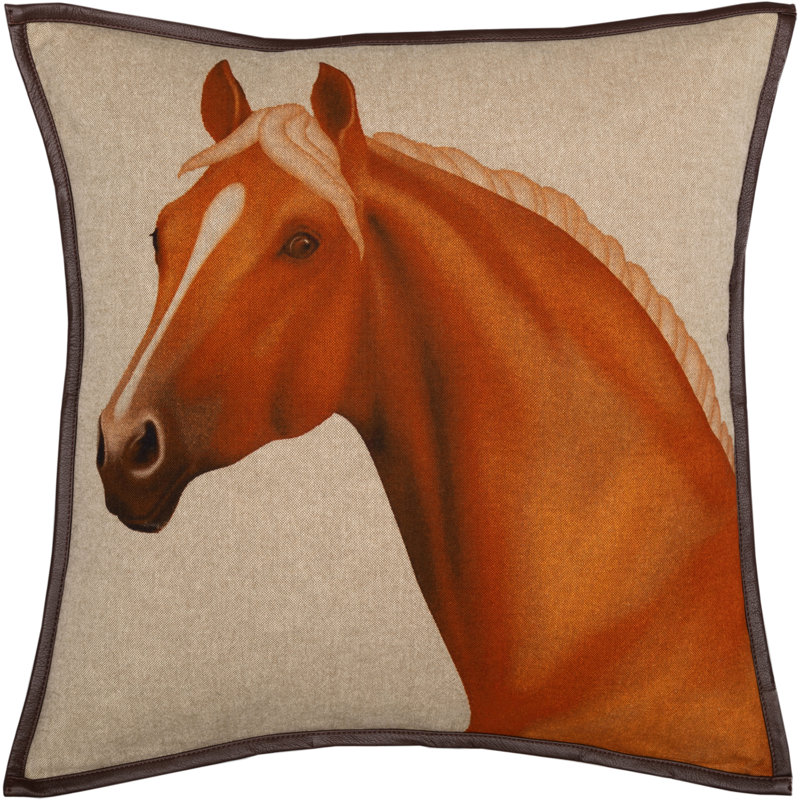 Coussin en coton Horse