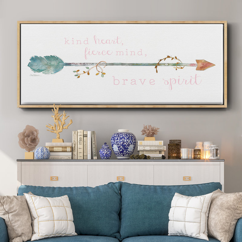 Brave Spirit - toile encadrée, H 20 po x l 50 po