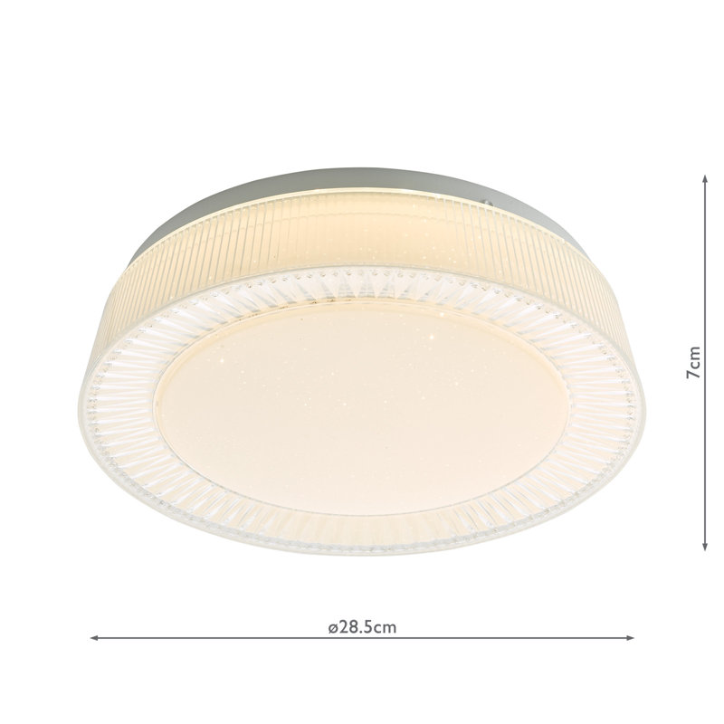 Cherye Acrylic LED Flush Mount