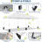 Pop Up Canopy Tent with 5 Removable Sidewalls & PE Windows, Wedding Party Tent Outdoor Waterproof UV50-120245950