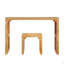 Natural Pine Dining Bench And Table Set