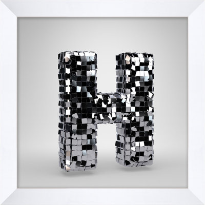 Disco Letter H Print by Mat Sanders