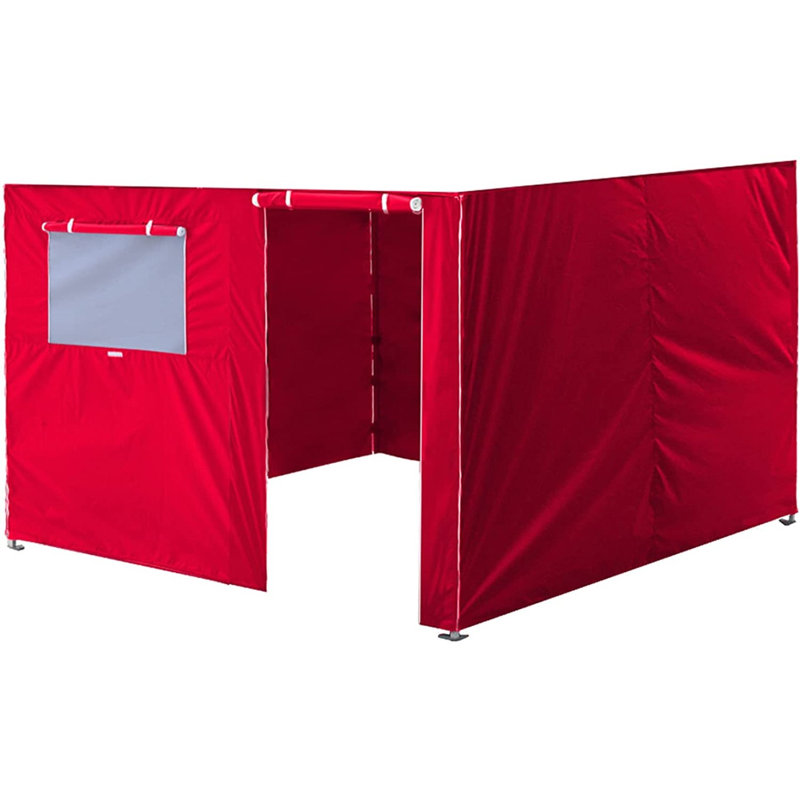 Mur latéral Moguel, Rouge, H 49,2 po x l 120 po x P 120 po