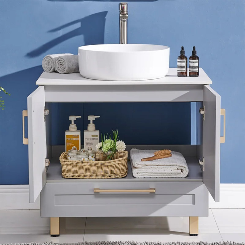 Meuble-lavabo simple l 30 po x P 20 po x H 27 po Goni