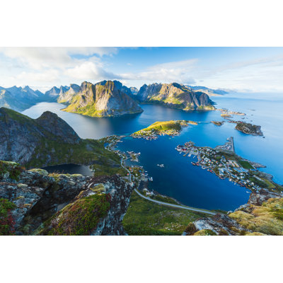 Reine in Lofoten, Norvège - Photographie sur toile tendue