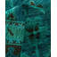 Tapis bleu sarcelle / gris 11 pi 9 po x 17 pi 6 po Zabrian