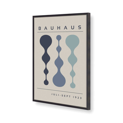 Affiche de minuit rétro Bauhaus