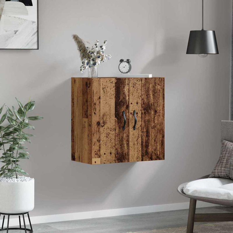vidaXL Wall-Mounted Cabinet Wall-mounted Engineered Wood Storage Modern, Old Wood