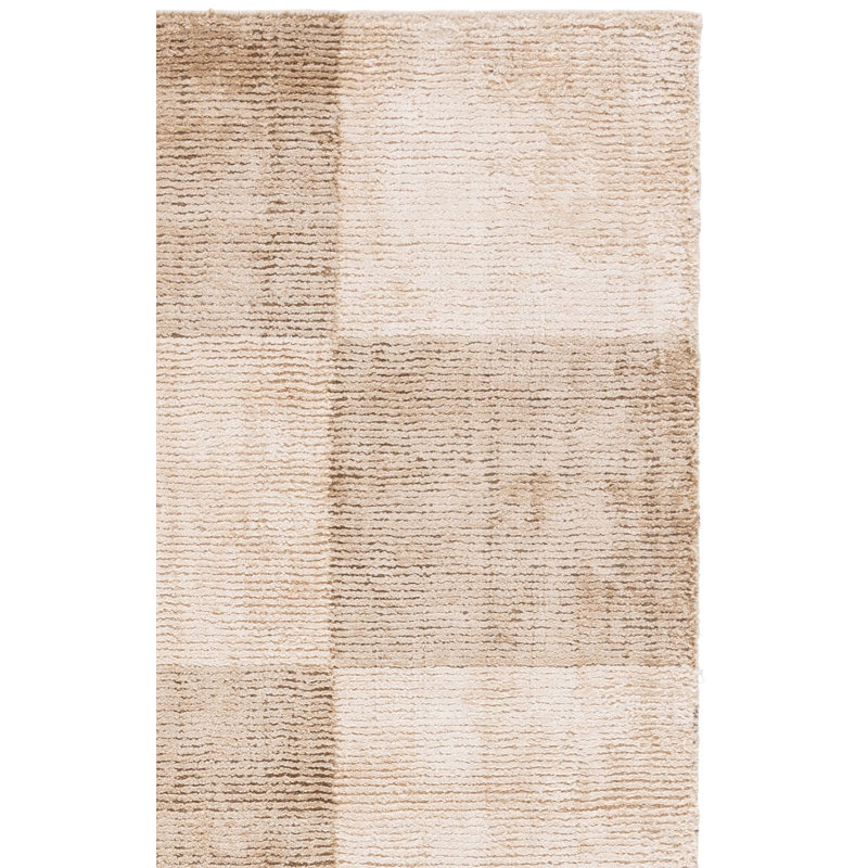 Tapis ivoire / gris Balfor, Rectangle 4 pi x 6 pi