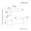 Bellamarie Unfinished Entertainment Centre for TVs up to 60"