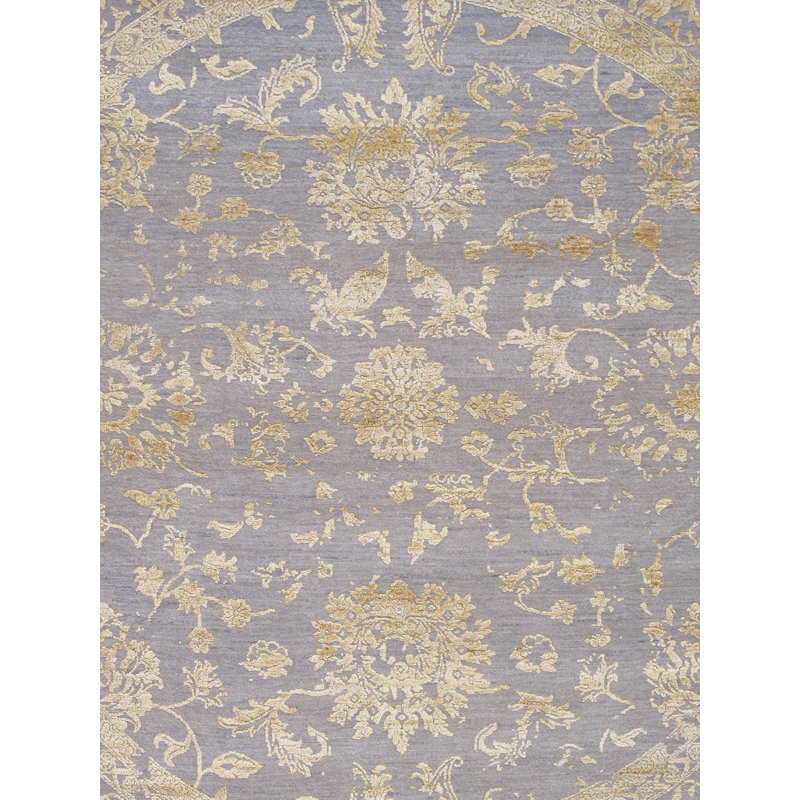 Transitional Silver/Gold Area Rug
