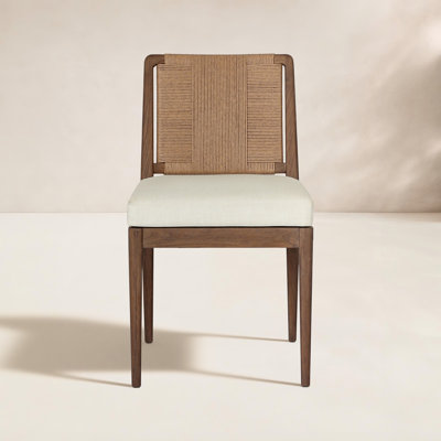 Evalyn Rothler Outdoor Dining Chair-Vergo Cream