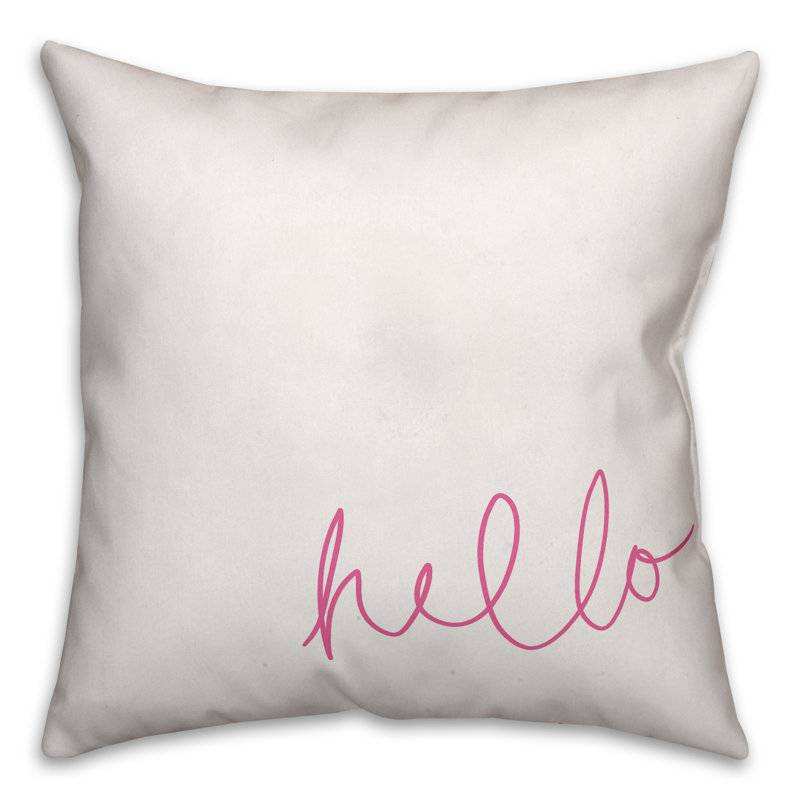 Coussin Hello
