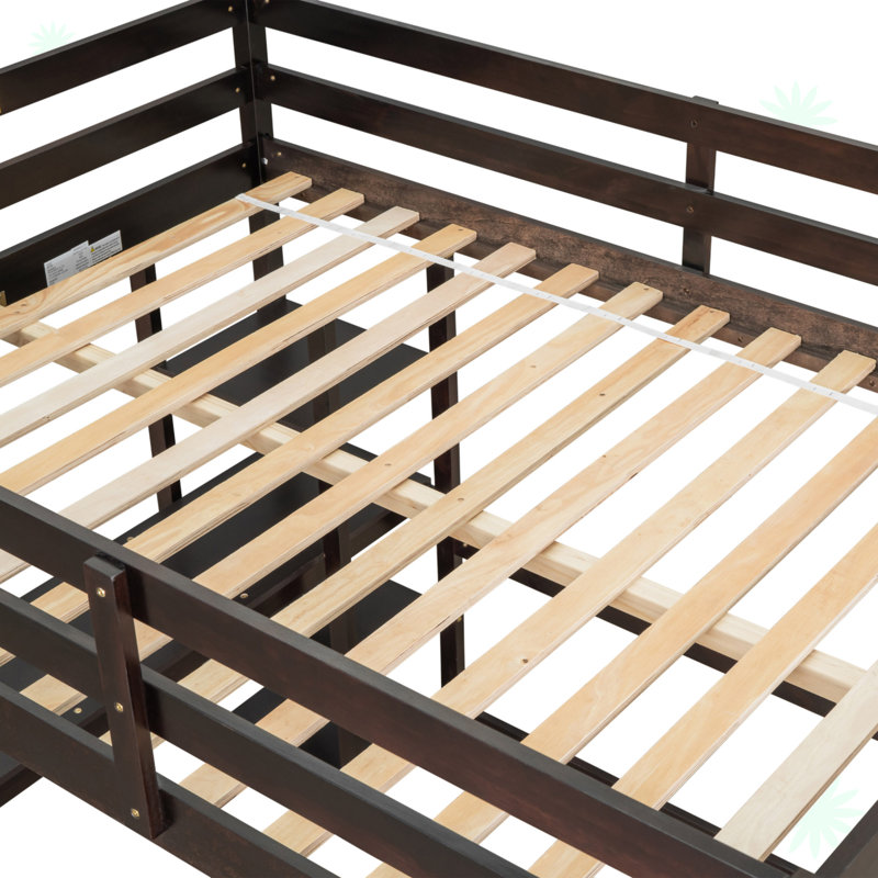 Harace Kids Full Loft Bed, Espresso