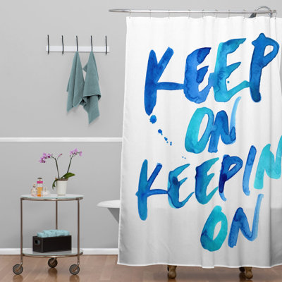 Keep on Keepin On Single Shower Curtain