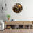 Owl Clock Wall Art Art - 24‘’ Modern Glass Wall Clock