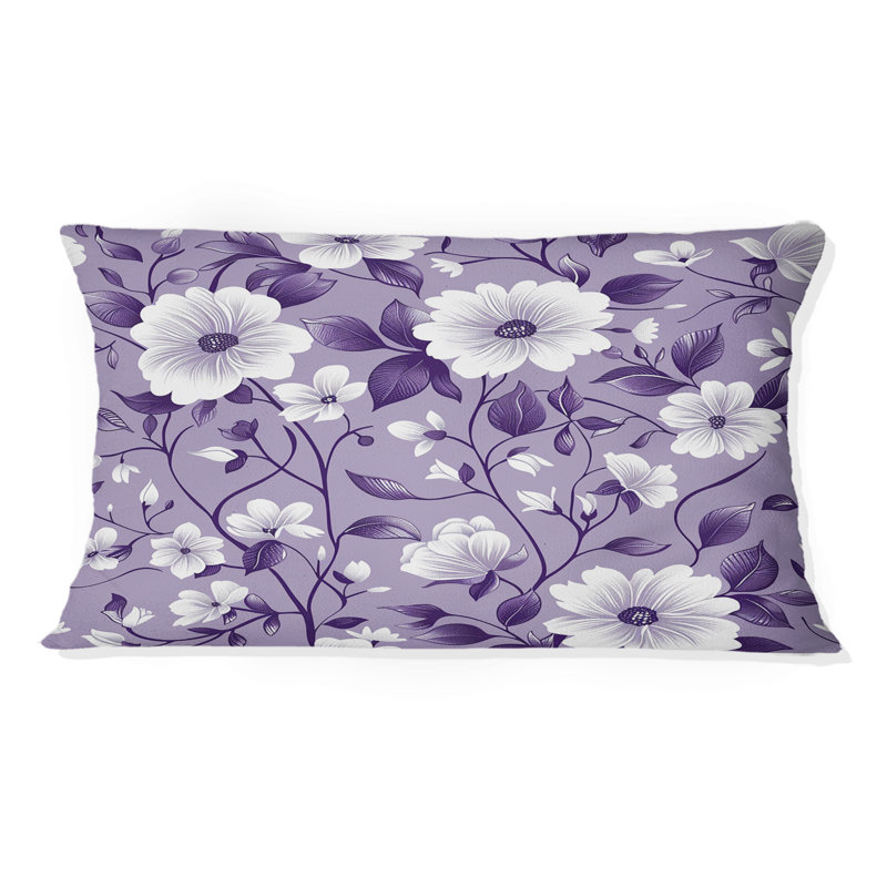 Coussin lombaire glamour Flower Charm II