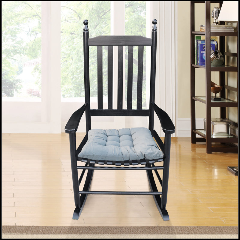 Grande chaise Adirondack berçante en bois massif Carkin