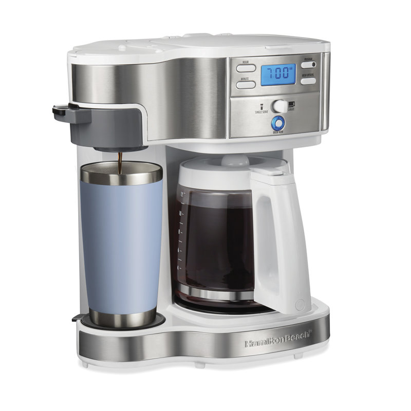 Hamilton Beach® 2-way Programmable Coffee Maker, White