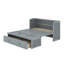 Grand lit escamotable avec port USB et tiroir-375595026