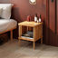 Table de chevet en bois massif 