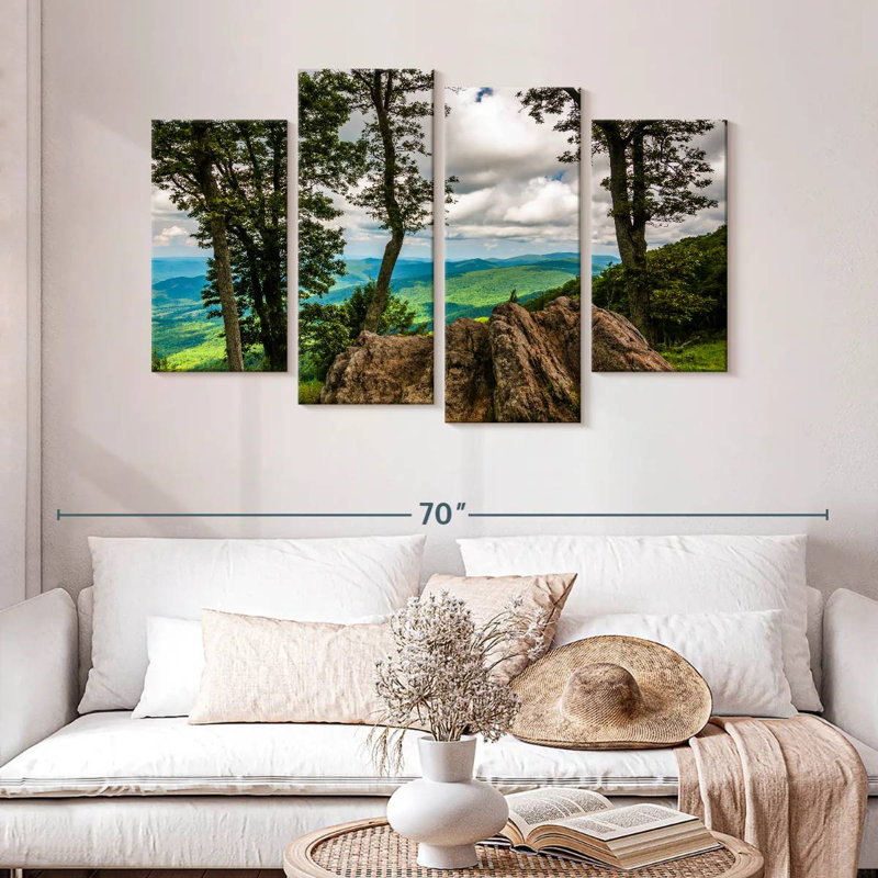Alvord Blue Ridge Perspectives, H 32 po x l 52 po