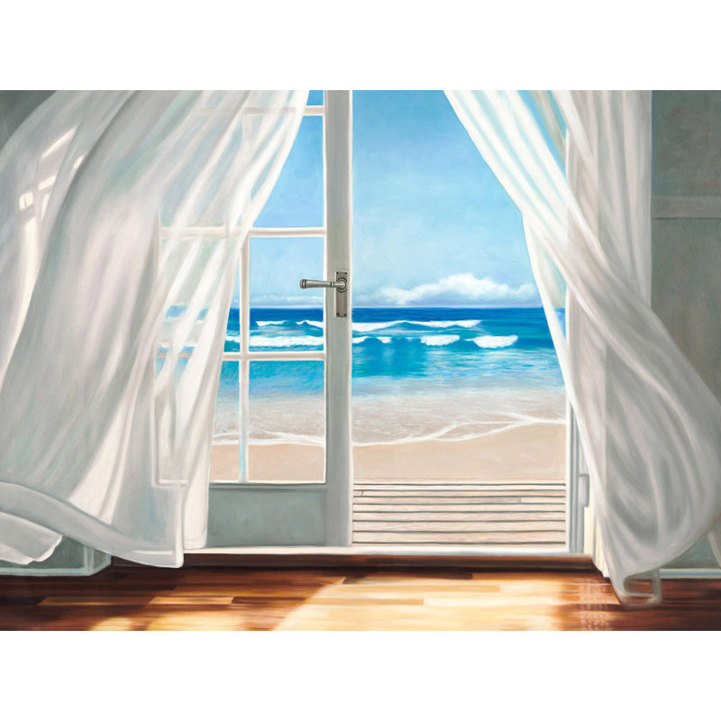 Window By The Sea by Pierre Benson - Wrapped Canvas Print, 50cm H x 70cm W x 4cm D