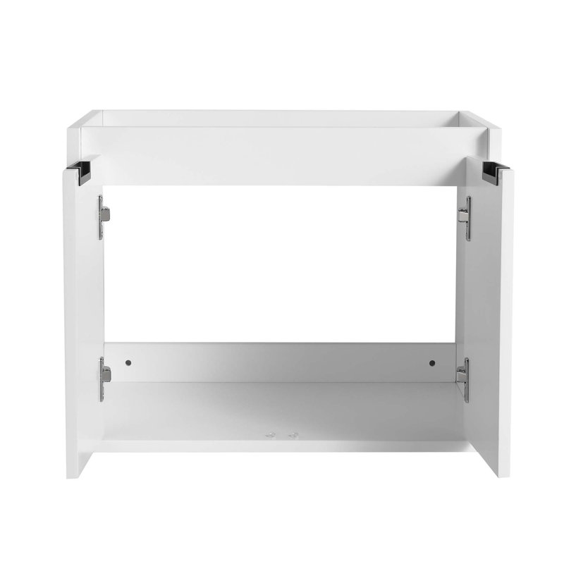 Meuble-lavabo à fermeture en douceur pour petite salle de bain