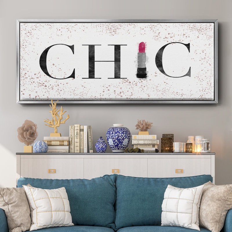 Chic - toile encadrée, H 20 po x l 50 po