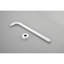 Shower System: Head, Hand Shower, Slide Bar, Bodysprays - White Brass Mounted On Wall System With Bar And Mount Type