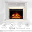 FLAMEKO Sahara Freestanding Electric Fireplace Suite