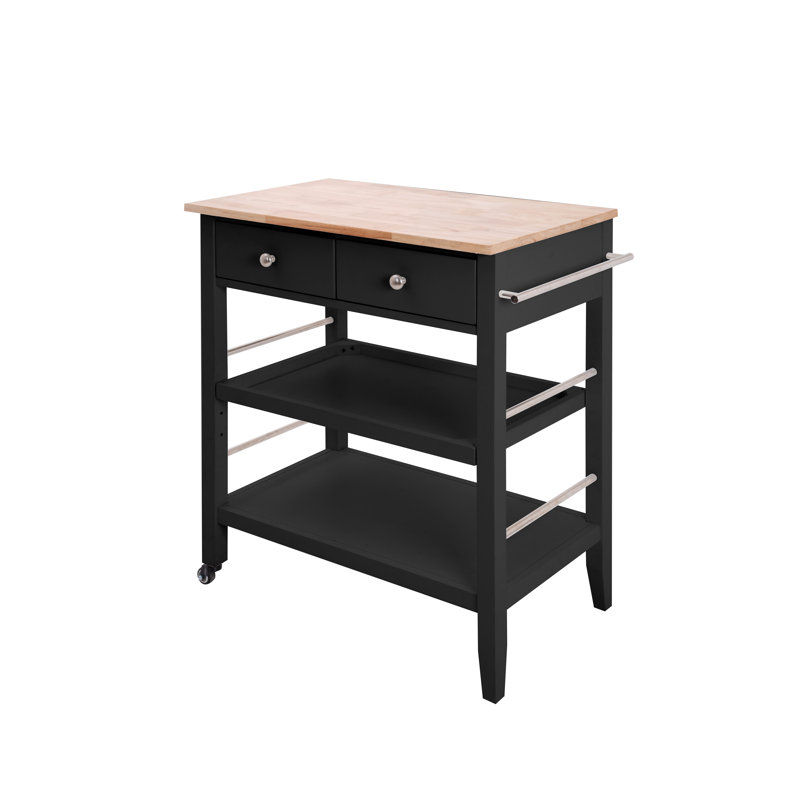 Nora Kitchen Cart, Black