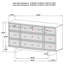 Commode 9 tiroirs Kimpton