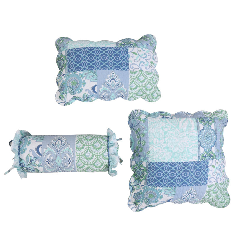 Amiya Decorative 3 Piece Cotton Pillow Set