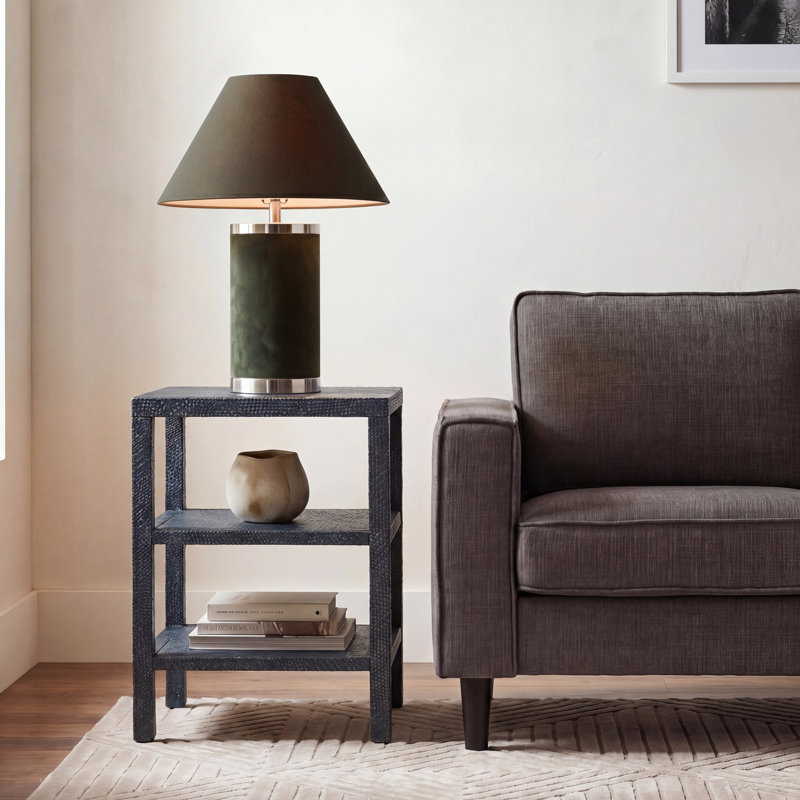 Elvina End Table, Navy