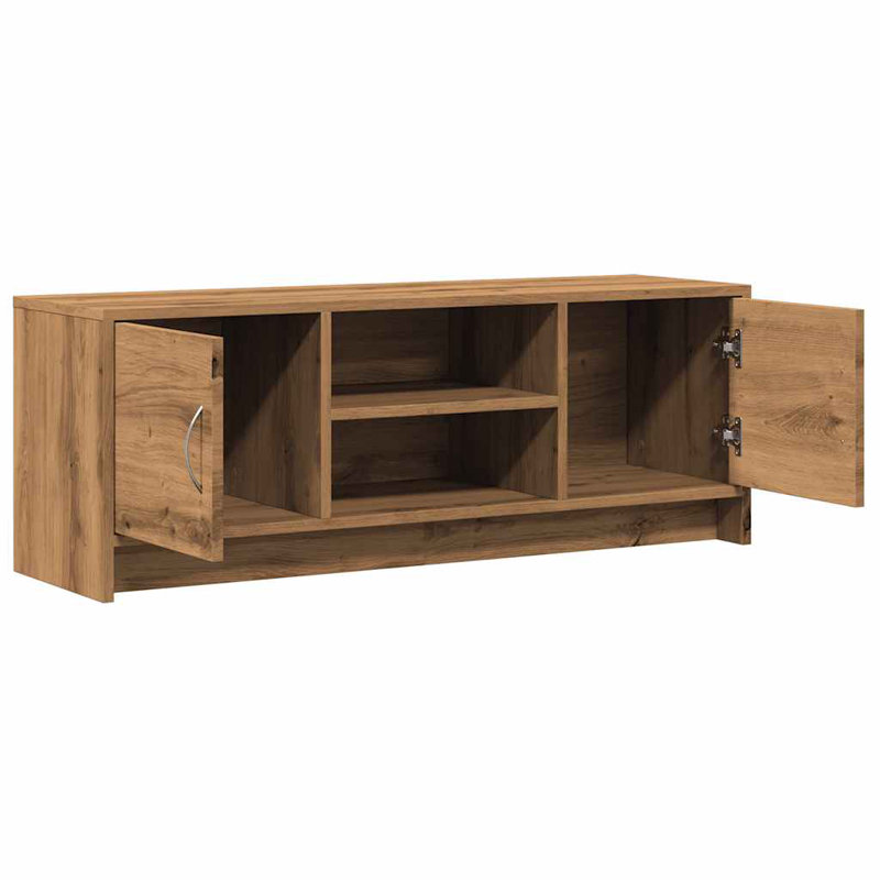Gwenael Unfinished TV Stand for TVs up to 24", Artisan/oak