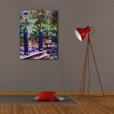 'New Orleans Jakson Square Gate' by ADEL Canvas Wall Art, 26" x 34"